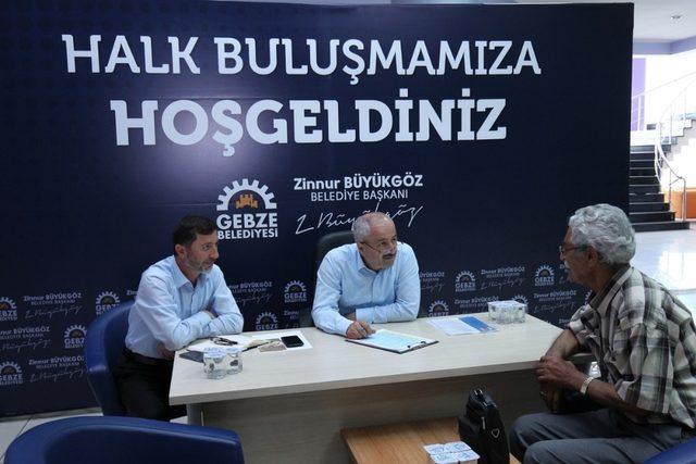 Gebze’de halk buluşmaları devam ediyor