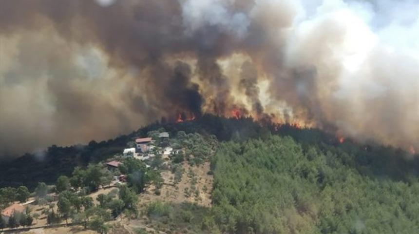 Bodrum'daki yangın büyüyor! 