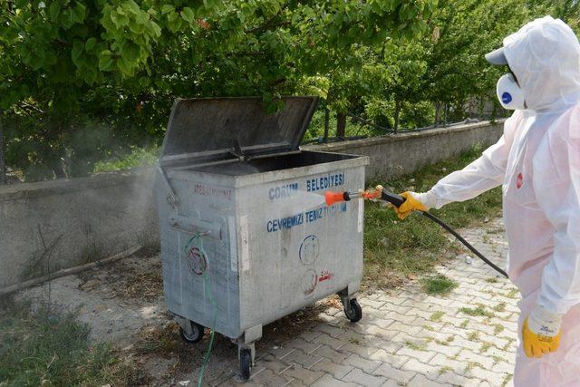 Çorum’da bayram öncesi vektörel mücadele seferberliği