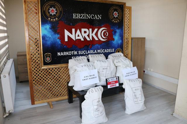 Erzincan'da polis uyuşturucuya geçit vermiyor