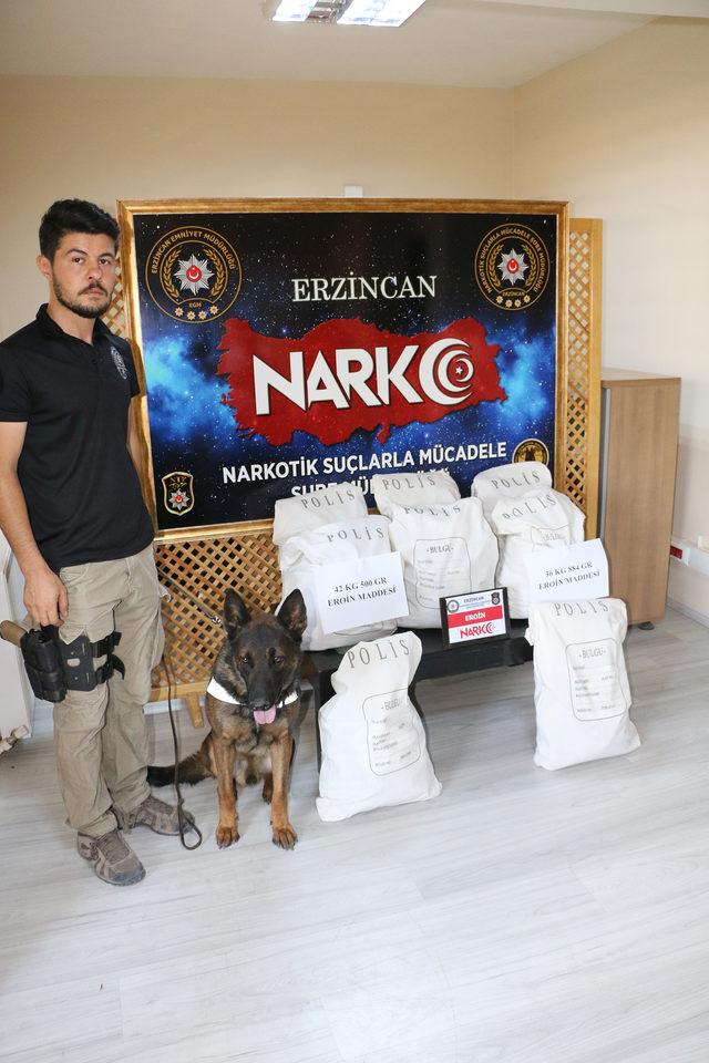 Erzincan'da polis uyuşturucuya geçit vermiyor