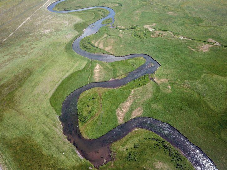 Kars'ta menderesler doyumsuz bir manzara sunuyor G4