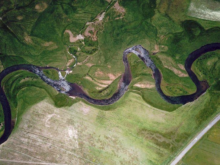 Kars'ta menderesler doyumsuz bir manzara sunuyor G5