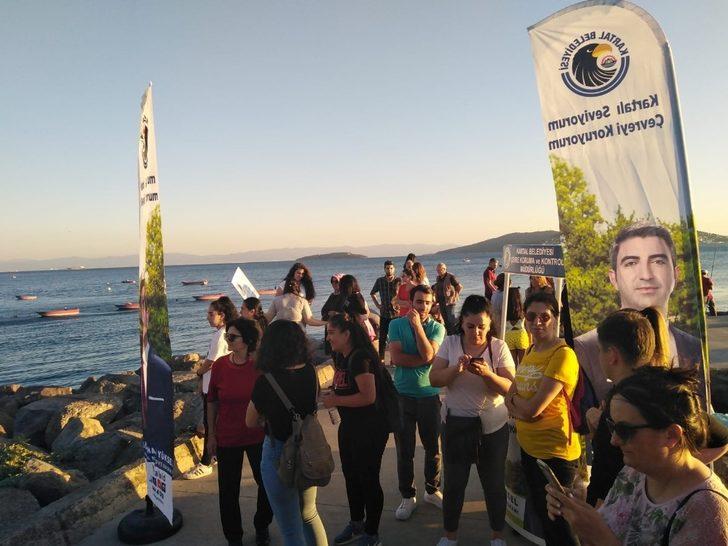 Başkan Yüksel, Kartallılar ile çöp topladı G4