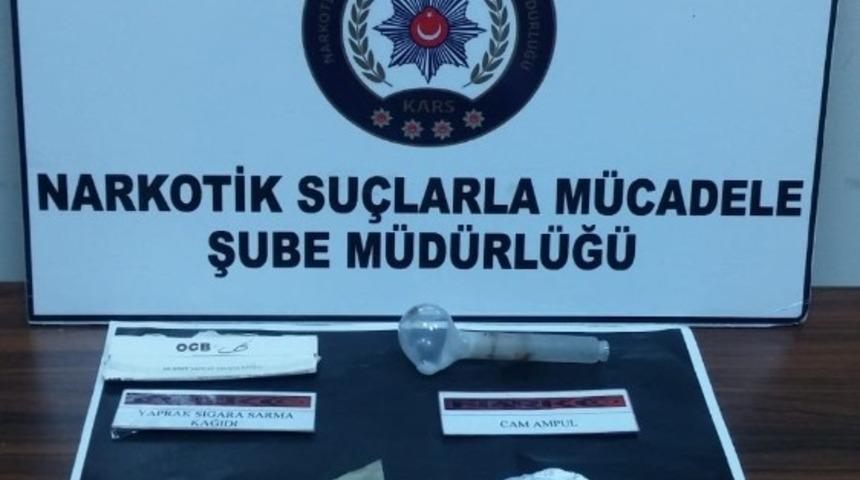 Kars&rsquo;ta uyuşturucu ele ge&ccedil;irildi