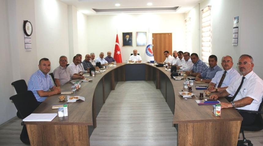İl&ccedil;e Mill&icirc; Eğitim M&uuml;d&uuml;rleri Hisarcık&rsquo;ta toplandı