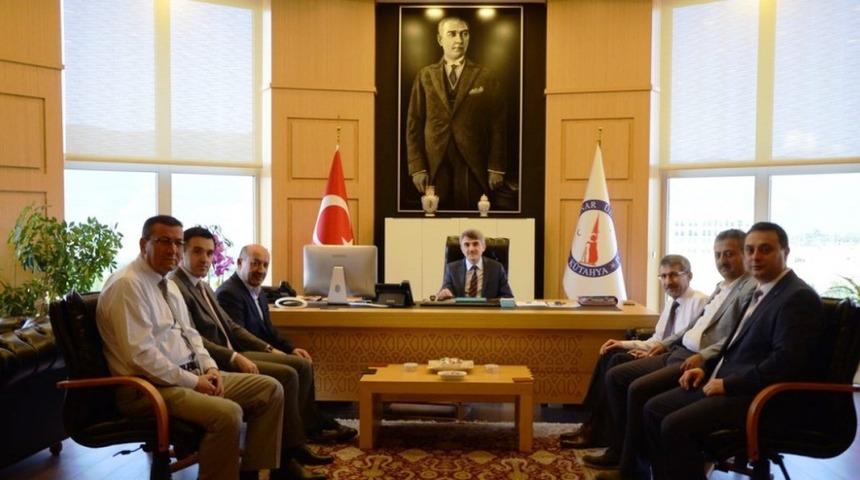 İl M&uuml;d&uuml;rlerinden Rekt&ouml;r Uysal&rsquo;a &lsquo;hayırlı olsun&rsquo; ziyareti