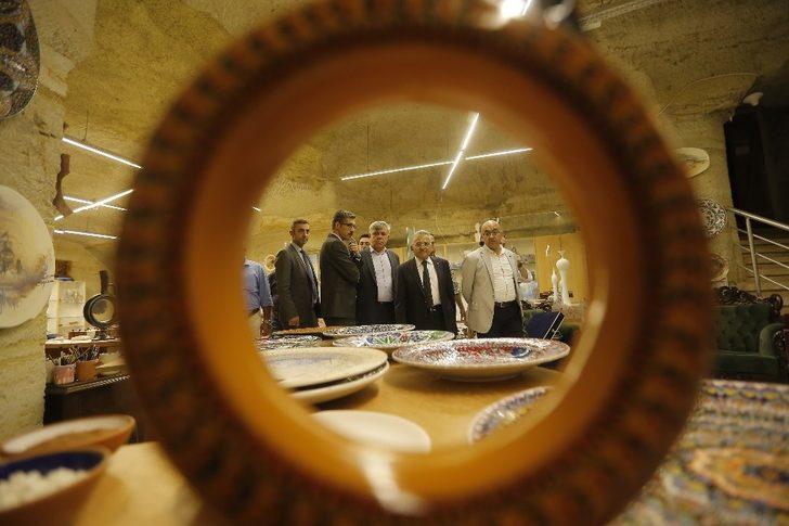 Başkan Büyükkılıç yeraltı müzesinde G5