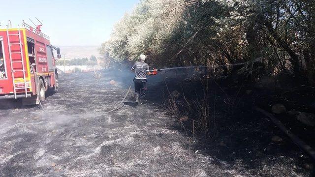 Bingöl’de bahçe yangını