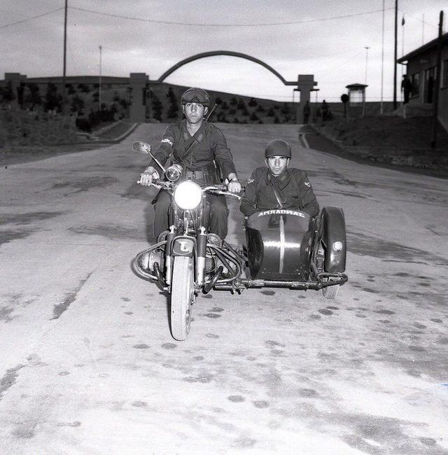 Jandarmadan nostaljik motorize birlikleri paylaşımı