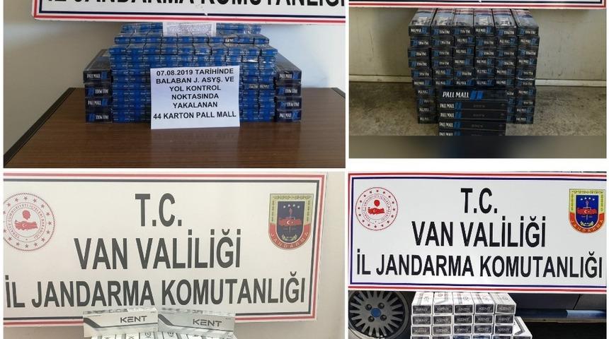 Gevaş’ta 800 paket kaçak sigara ele geçirildi