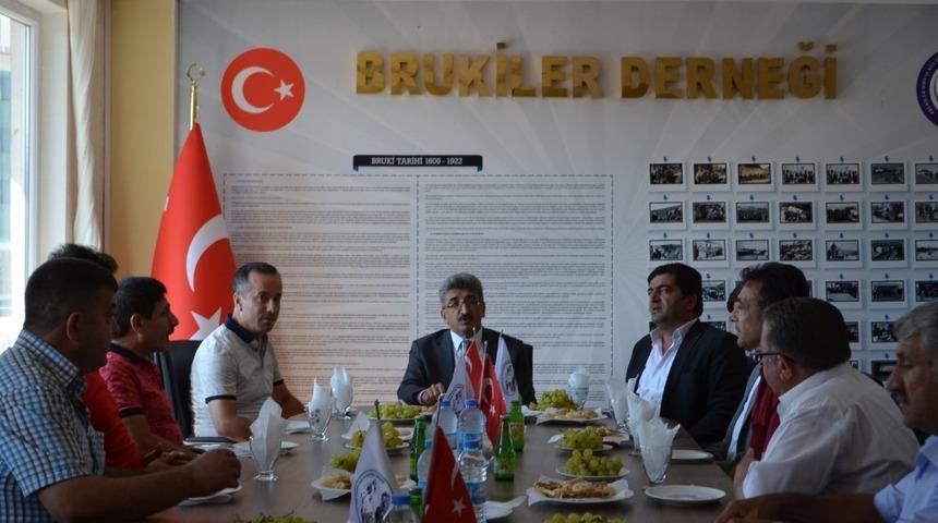 Vali Bilmez&rsquo;den Brukiler Derneğine ziyaret