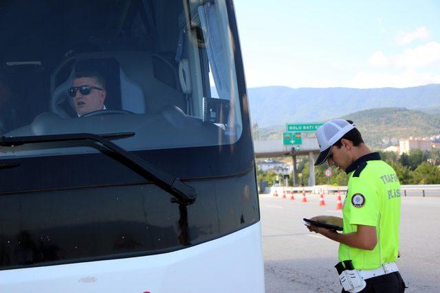 Bolu geçişinde bayram öncesi trafik önlemleri en üst seviyede