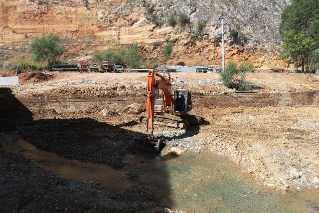 İnönü Pınarbaşı havuzlarında kaptaj çalışmaları tamamlandı