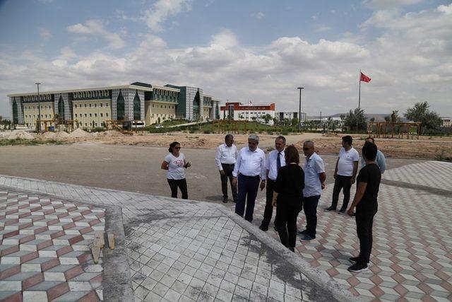 Beş futbol sahası büyüklüğündeki yeni park tamamlanmak üzere