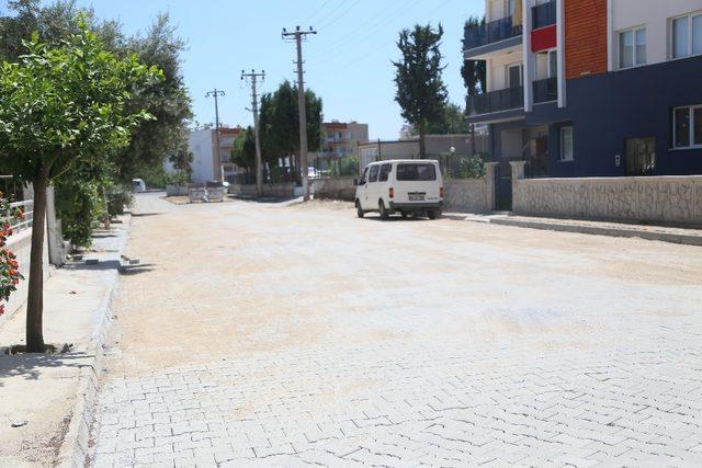 Umurlu’da yol yapım çalışmaları tamamlandı