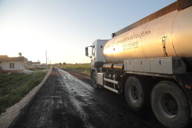 Beyazgül yol yapım çalışmalarını inceledi