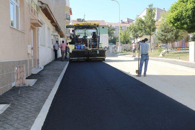 Odunpazarı’nda Fen İşleri ekiplerinin üst yapı çalışmaları