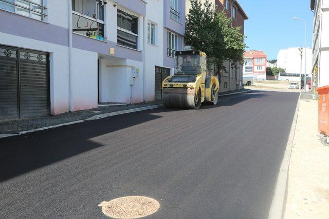 Odunpazarı’nda Fen İşleri ekiplerinin üst yapı çalışmaları