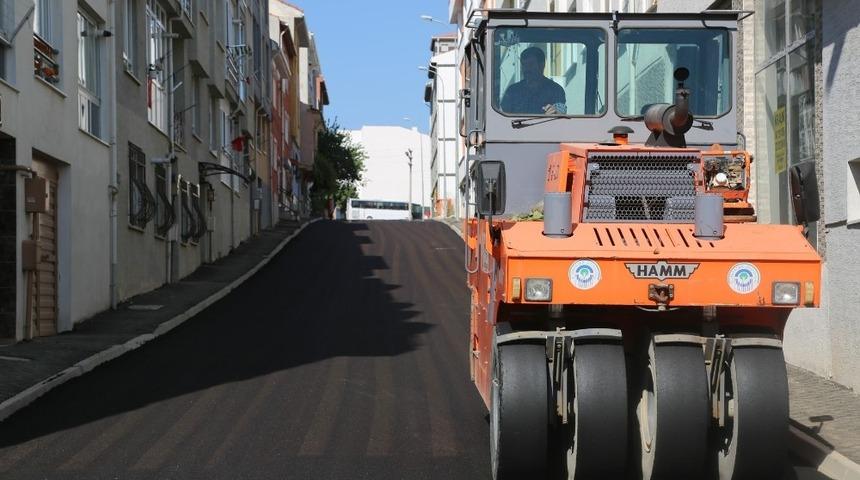 Odunpazarı’nda Fen İşleri ekiplerinin üst yapı çalışmaları