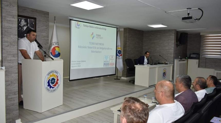 Mesleki Yeterlilik Belgesi toplantısı ger&ccedil;ekleştirildi