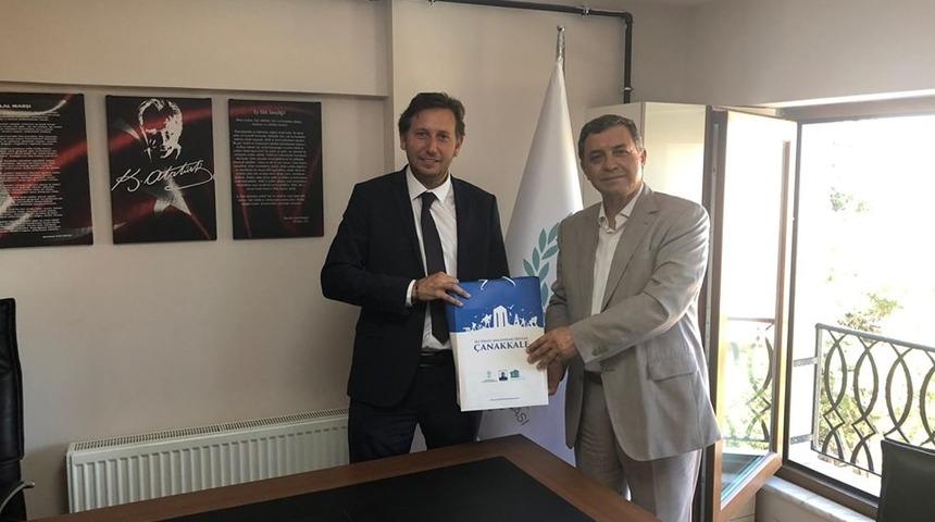 &Ccedil;anakkale İl K&uuml;lt&uuml;r ve Turizm M&uuml;d&uuml;rl&uuml;ğ&uuml;nden &Ccedil;ARO&rsquo;ya ziyaret