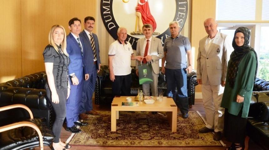Kütahya Yeşilay’dan Rektör Uysal’a ziyaret