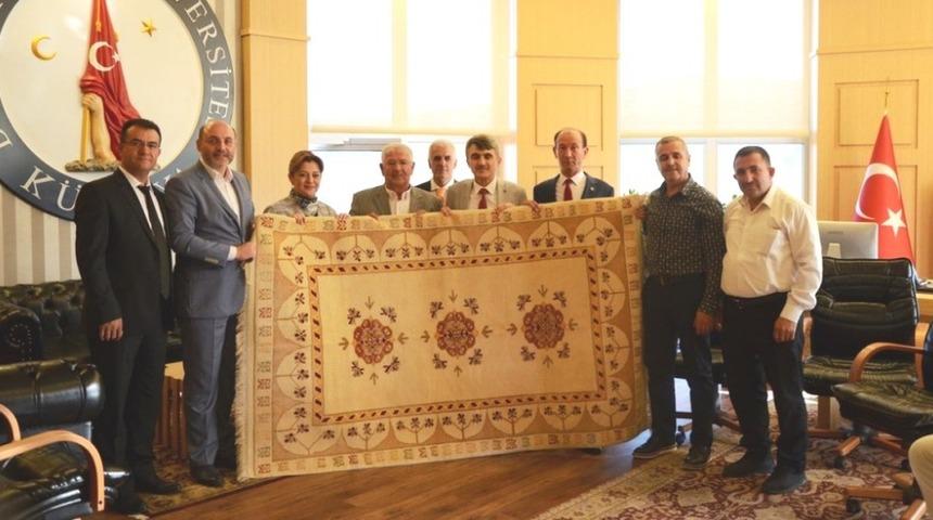 Milletvekili Erenler ve İl Başkanı &Ccedil;etinbaş&rsquo;tan Rekt&ouml;r Uysal&rsquo;a ziyaret