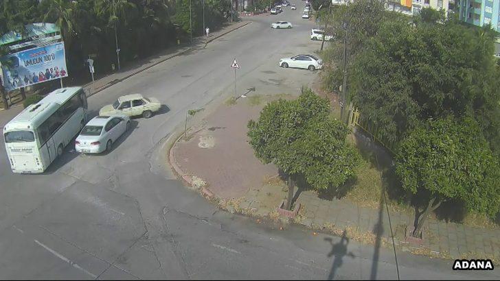 Adana'da akılalmaz kaza! Duran araba adama çarptı G4