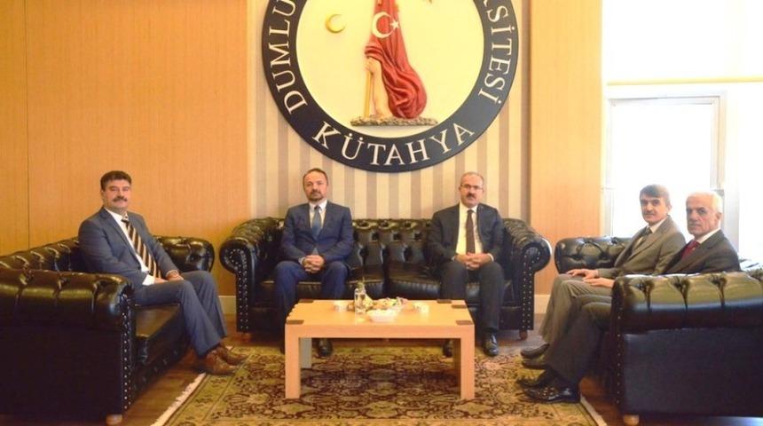 Vali Toraman&rsquo;dan Rekt&ouml;r Uysal&rsquo;a ziyaret