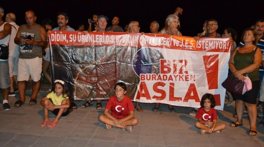 Didim&rsquo;de balık &ccedil;iftlikleri ve OSB&rsquo;ye karşı imza kampanyası