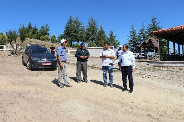 Dumlupınar’da tur otobüsleri park alanı çalışmaları