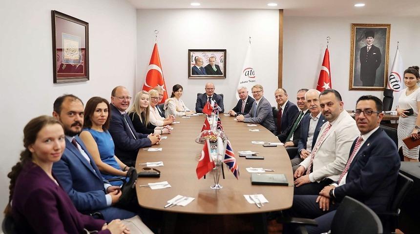 ATO Başkanı Baran: "Brexit sonrası d&ouml;nemde de İngiltere ile serbest ticaret anlaşması imzalanmasını istiyoruz"