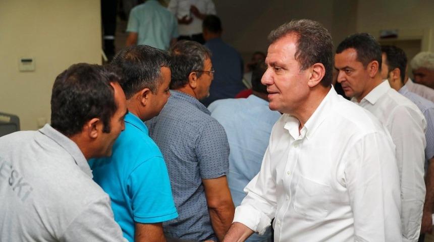 Se&ccedil;er, Mut ve Silifke&rsquo;de belediye personeliyle bayramlaştı