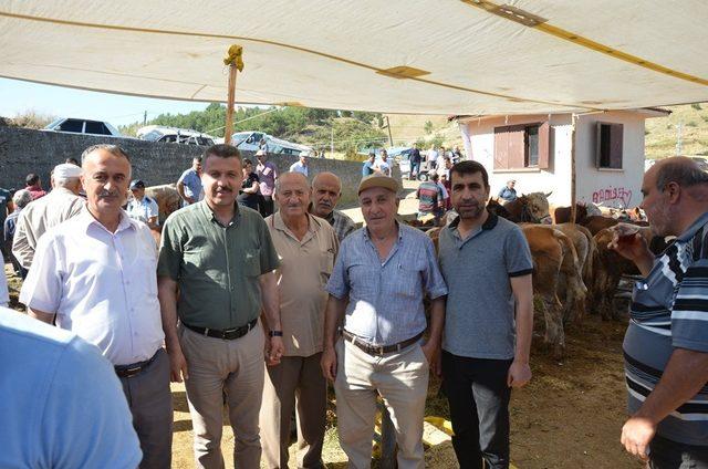 Başkan Çakıcı, hayvan pazarını gezdi