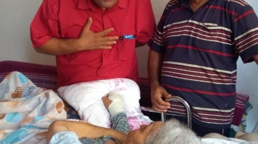 Bozyazı&rsquo;da yaşlı ve bakıma muhta&ccedil; hastalara bayram ziyareti