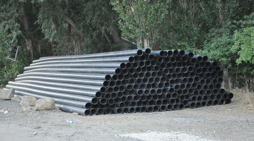 Esendere Belediyesine 2 bin 500 metre i&ccedil;me suyu borusu