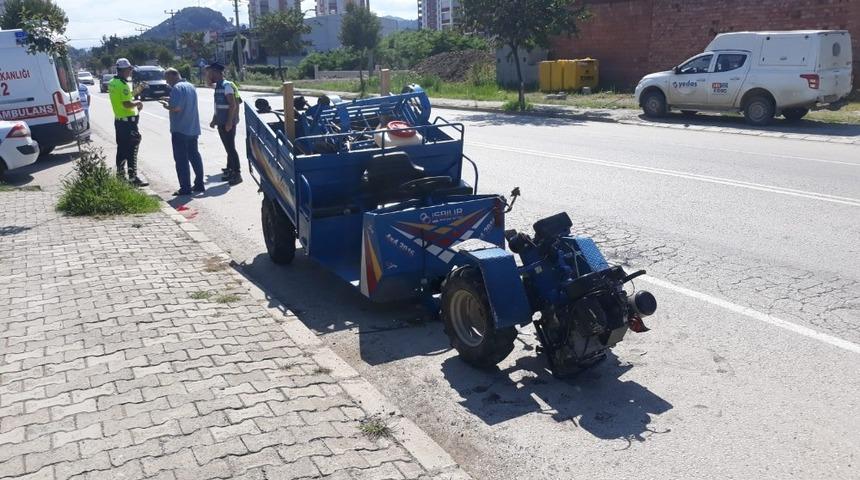 Fatsa&rsquo;da pat pat kazası: 1 yaralı