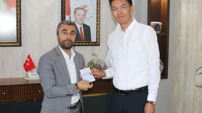 Başkan Say vekalet yoluyla kurban bağışladı