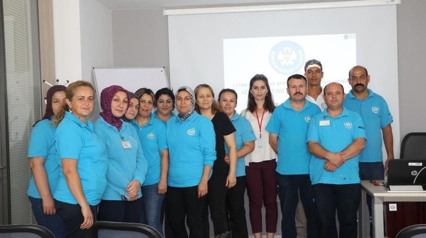 B&uuml;y&uuml;kşehir temizlik personeline &lsquo;Sıfır atık&rsquo; eğitimi