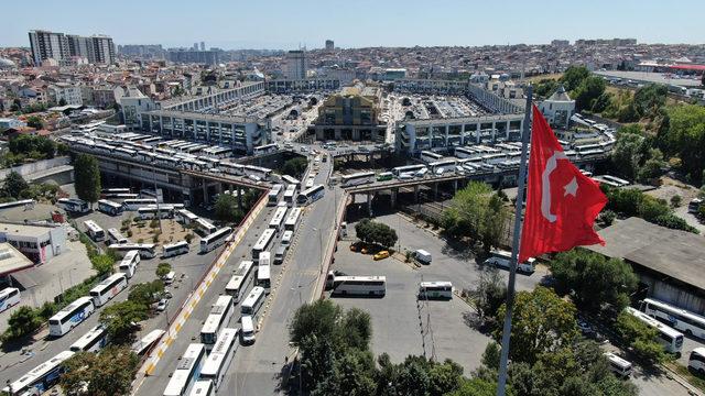 15 Temmuz Demokrasi Otogarı'nda otobüslere denetim