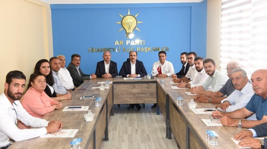 Başkan Altay Cihanbeyli ve Altınekin&rsquo;de