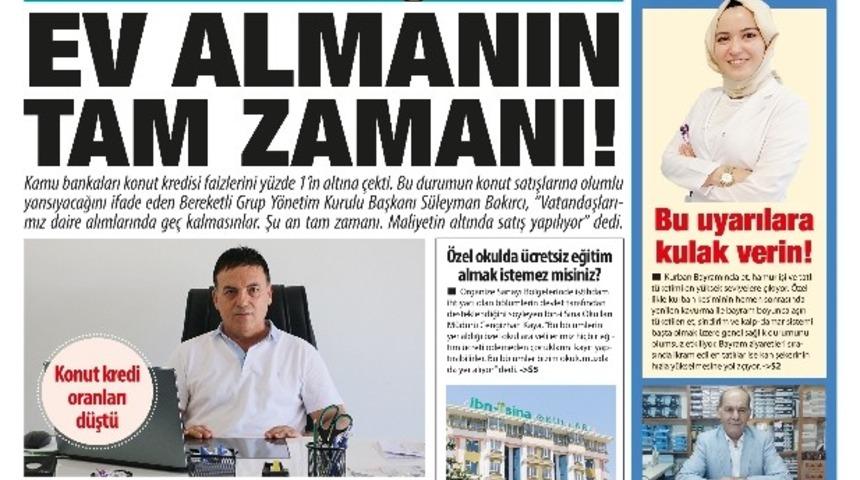 Vuslat gazetesinden &ldquo;Memleketim&rdquo; eki