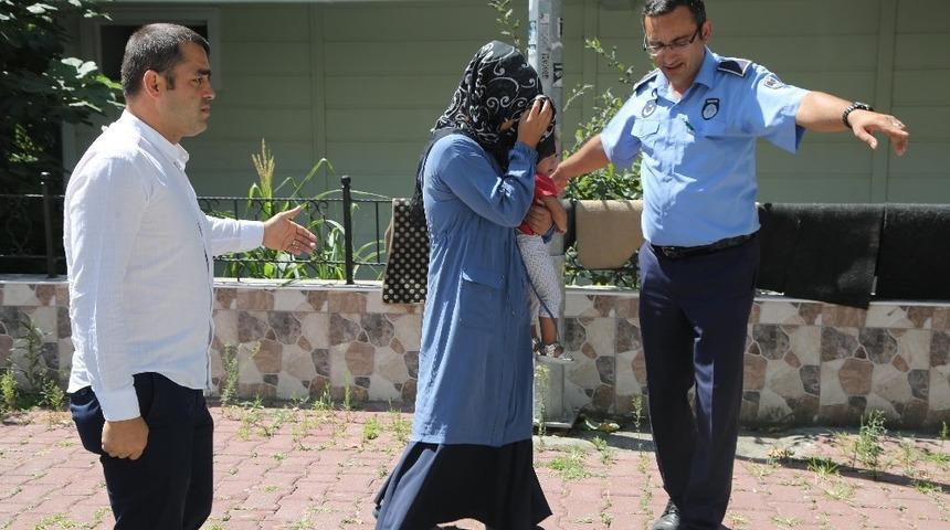 Atakum’da dilenci operasyonu