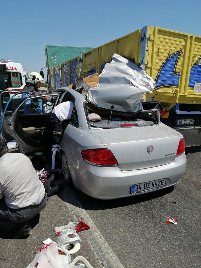 Karacabey’de trafik kazası: 4 yaralı