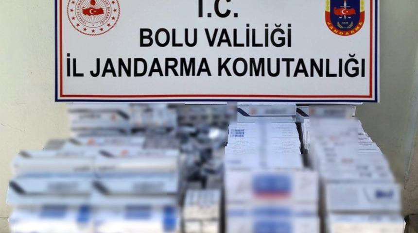 Bolu&rsquo;da bin 272 paket ka&ccedil;ak sigara ele ge&ccedil;irildi