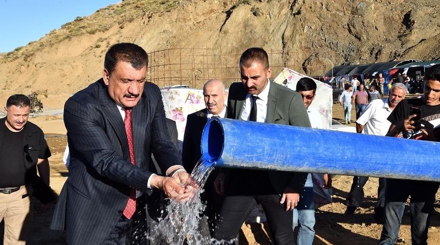 Gertan i&ccedil;me suyu projesi hizmete girdi