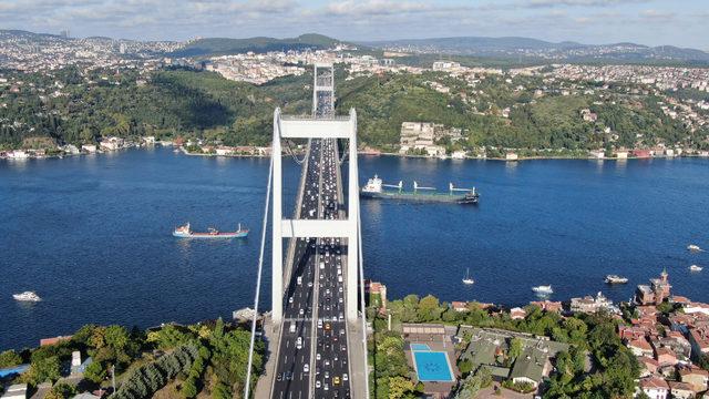 İstanbul'da bayram tatili trafiği yoğunluğu