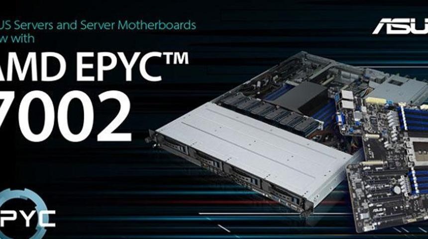 ASUS, EPYC 7002 işlemciler için sunucu ve sunucu anakartlarını duyurdu