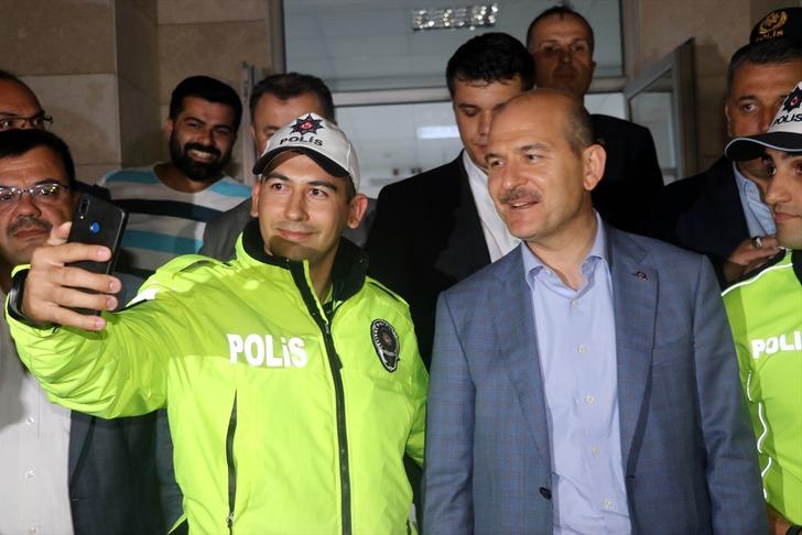İçişleri Bakanı Soylu trafik denetimine katıldı G3